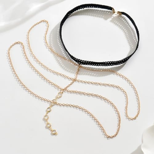Gold Thigh Chain Rhinestone Leg Wrap Garter Belt Boho Beach Body Chain Bikini Thigh Accessory for Women