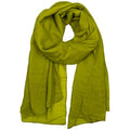 woogwin Women's Cotton Scarves Lady Light Soft Fashion Solid Scarf Wrap Shawl - color: Armygreen
