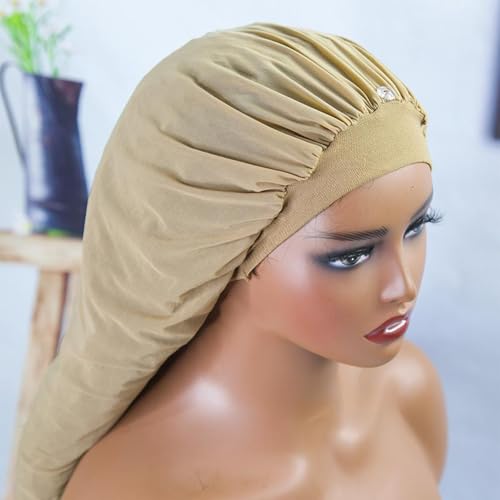 Bonnet for Braids, Braid Bonnets for Sleeping Women, Long Hair for Women, 2 in 1 Hair & Braids Protection - color: Skin