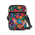 Womens Crossbody Bag Cell Phone Purse Wallet Small Shoulder Handbag for Workout Travel Gym - color: Hippie Flower