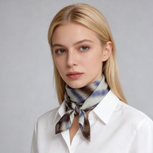 21 x 21 Inch Cotton Bandana for Women and Men,Soft Breathable Head Scarf, Multi-purpose Headband, Hair Scarf - color: Beige-un22