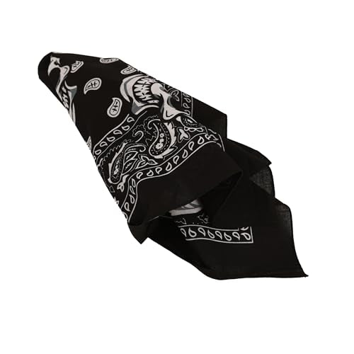 Motique Accessories Skull Bandana - color: Paisley