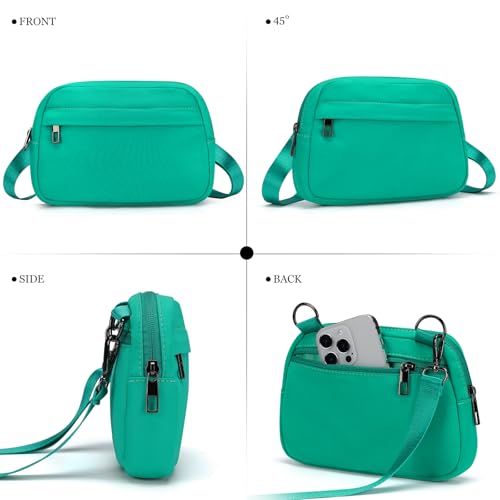 MAXTOP Small Crossbody Bags for Women Belt Bag Fanny Pack with Adjustable Strap - color: Blackish Green, style: Small Crossbody Bag