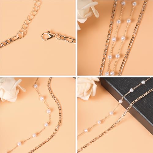 Plated Adjustable Waist Chain Body Jewelry for Women - style: Cuban Pearl Chain