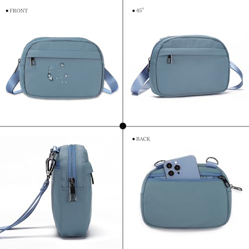 MAXTOP Small Crossbody Bags for Women Belt Bag Fanny Pack with Adjustable Strap - color: Indigo Blue, style: Small Crossbody Bag
