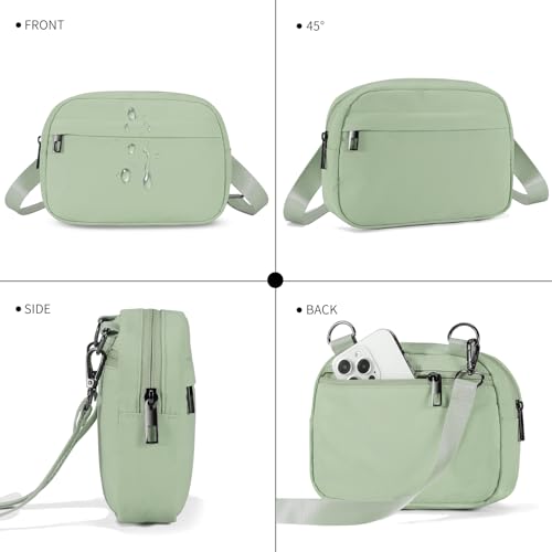 MAXTOP Small Crossbody Bags for Women Belt Bag Fanny Pack with Adjustable Strap - color: Green, style: Small Crossbody Bag