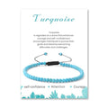 Lit Wall Crystal Anklets for Women Handmade Beach Boho Ankle Bracelet 4mm Adjustable Beaded Ankle Bracelet Waterproof Natural Stone Anklet Plus Size Anklets Gemstone Anklet Jewelry Gift for Her - style: Turquoise