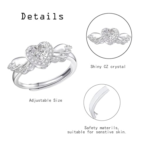 White Rings, Women, Adjustable Opening Size