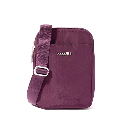 Baggallini Women's Modern Take Two Rfid Crossbody - color: Mulberry
