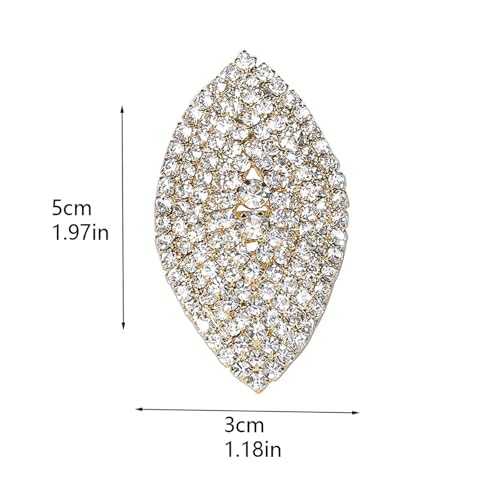 Sparkling Rhinestone Ring Bohemia Thick Large Oval Geometric Ring Square Princess Rings Fashion Heart Zircon Crystal Ring Prom Wedding Party Ball Rings for Women - color: Silver
