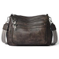 Bluome Crossbody Purses for Women, Medium Large Faux Leather Crossbody Bags Lightweight Sling Bag Shoulder Handbags - color: Coffee, size: Medium 7L