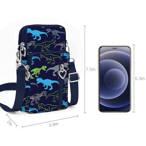 BIAOTIE Lightweight Small Crossbody bags Cell Phone Purses Travel Pouch Shoulder Bag for Women - color: Dark Blue-n