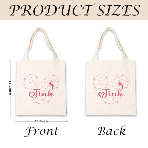 Canvas Tote Bag Aesthetic for Women,Reusable Canvas Cute Shoulder Bag for Grocery, Shopping, Beach & Daily Use - color: Mickey Gift