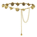 Luvatar Fashion Metal Waist Chain Belt Blouse Dress Sweater Chain Belt… - color: Golden-s97