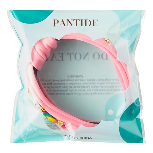 PANTIDE Candy Jeweled Knotted Headband - Valentine's Day Rainbow Lollipop Rhinestone Embellished Preppy Headband Non Slip Wide Top Knot Hairband Hair Accessories Birthday Gift for Women Girls (Pink) - color: Pink Candy
