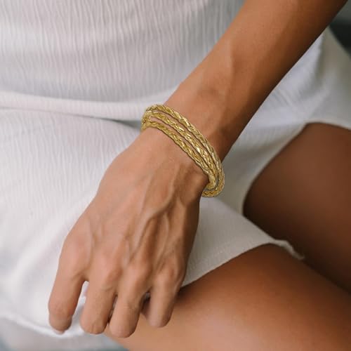 Long tiantian Boho Bracelets for Women Western Jewelry for Women Leather Wrap Bracelets Stackable Bangle Western Outfit for Women - color: pulseras para hombres(yellow)