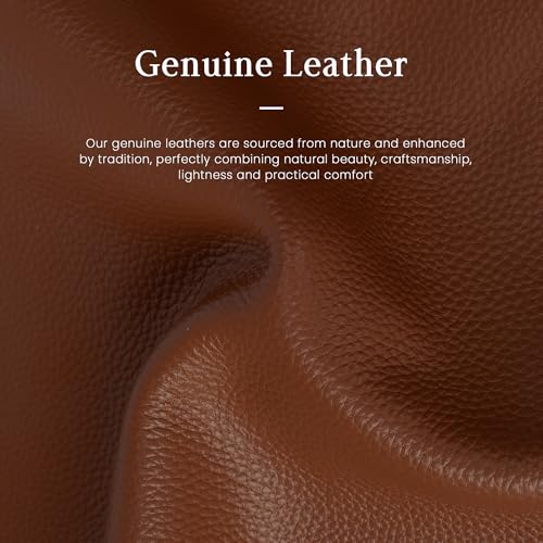 befen Vintage Genuine Leather Satchel Tote Bag for Women, Top Handle Handbags Leather Purse, Large Shoulder Crossbody Bags - color: Brown-a