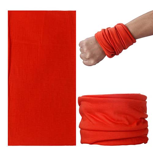 12-30 Pieces Neck Gaiters Scarf Head Wrap Headwear Balaclava Face Mask Sun Bandanas for Women Men Running,Cycling,Fishing - color: 30pcs-multicolor