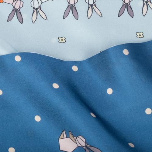 RIIQIICHY Hair Scarf for Women Like Silk Scarves Headband Neck Scarfs Twilly Purse Accessories - color: C006