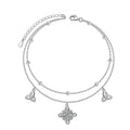 Anklets for Women S925 Sterling Silver Adjustable Beach Foot Ankle Bracelet Jewelry Gifts - style: Celtic Knot 2