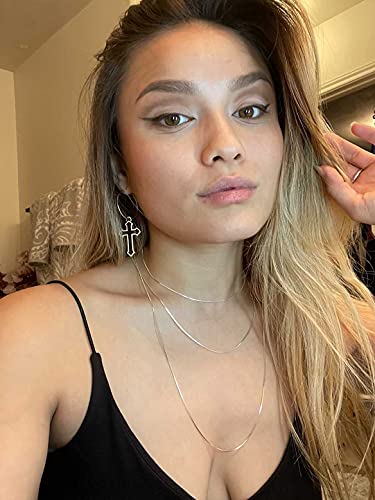 NAG.HC 925 Sterling Silver Chain 0.8MM Delicate Box Chain - Italian Necklace Chain - Tiny&Thin&Strong -Friendly Price & Quality 14"-30" - color: Silver, size: 16.00