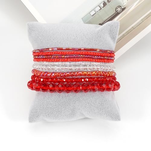 Bohemia Bracelets for Women Vintage Stackable Beads Bracelets Charm Stretch Beach Jewelry - color: Color 14