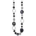 PEARL&CLUB Long Beaded Necklaces For Women - Sweater Chain Fashion Jewelry Necklace Gifts For Women - color: 23-Black
