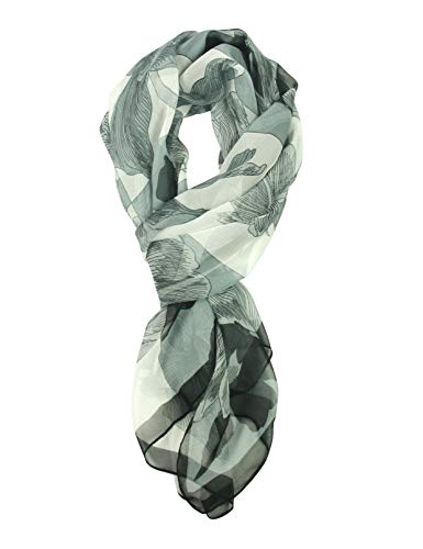PANTONIGHT Long Chiffon Fashion Scarf Lightweight Chiffon Sheer for women - color: No.731