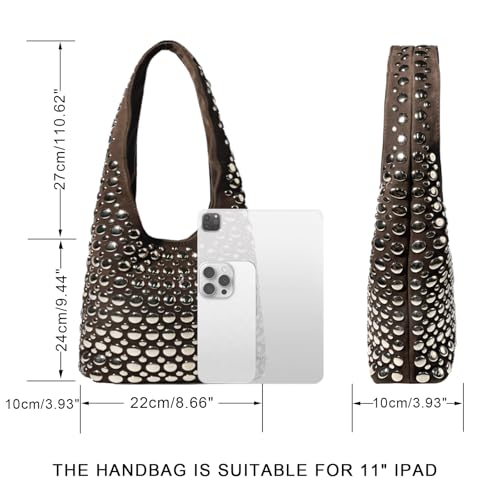 Fashion Handbags and Purses, Beach Shoulder Bags, Travel Braided Top Handle Tote Bag - color: Coffee