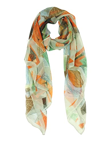 PANTONIGHT Long Chiffon Fashion Scarf Lightweight Chiffon Sheer for women - color: Color 768