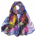 Xyueanlo Scarfs for Women Fashion Scarves Print Pattern Lightweight Sunscreen Scarf Wraps Shawls - color: Purple
