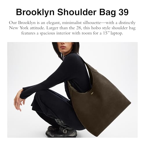 COACH Brooklyn Shoulder Bag 39 - color: Olive Suede