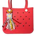 Baseball Softball Soccer Football Volleyball Sports Mom Charms for Bogg Bag Accessories Tassel Backpack Gifts - style: Softball Mom