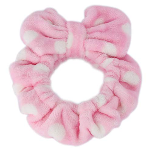 Hairizone Cosmetic Hair Band With Bowknot, for Kids and Girls, Light Pink | Soft and Cute Big Bow Headband, For Face Washing, Shower Spa, Makeup, Wrap Hair - color: Pink