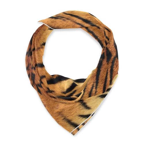 Silk Scarf Women Silk Neckerchief Sleep Wrap Head Scarf Square Headwear Lady Aesthetic Accessory 35.4 * 35.4in - color: Style2