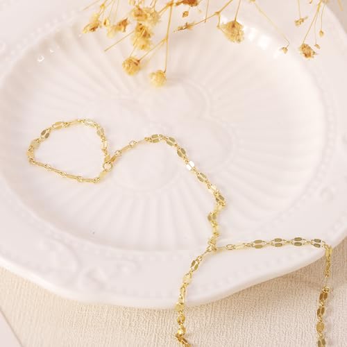 BAYLAY Hand Chain Bracelet, 14K Gold Plated Ring Bracelet Hand Chain Dainty Gold Bracelet for Women Trendy Finger Ring Slave Bracelets Hand Jewelry for Women Summer Beach Boho Gifts Trendy Stuff - color: Lips