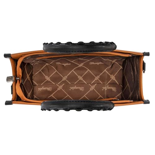 Montana West Wrangler Animal Print Tote Bag for Women Western Purse Boho Top Handle Satchel Handbag - color: Leo Brown