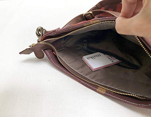 MAIKA Recycled Canvas City Sling Crossbody Bag - color: Nochi