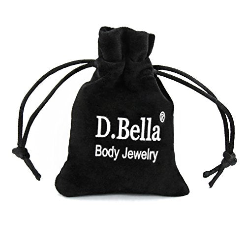 D.Bella Fake Septum Piercing Faux Nose Rings Hoop Stainless Steel Faux Lip Ear Nose Septum Ring Non Piercing Clip On Nose Hoop Rings Body Piercing Jewelry - style: Style J