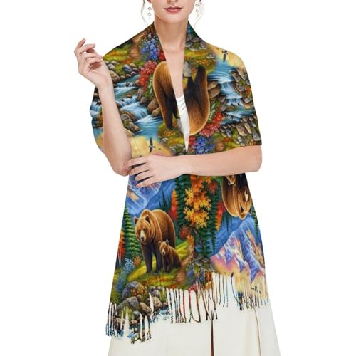Scarfs for Women Fall Winter Scarves Shawls and Wraps for Evening Dresses - color: Design1
