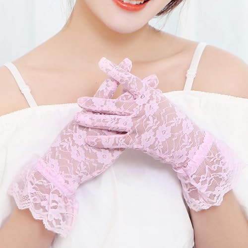 Fascinators Hat Pearl Earrings Necklace Bracelets Gloves 1920s Headband Hair Clips Women Flower Mesh Feather Headpiece Headwear Halloween Carnival Cocktail Wedding Tea Party Accessories Pink - color: Pink