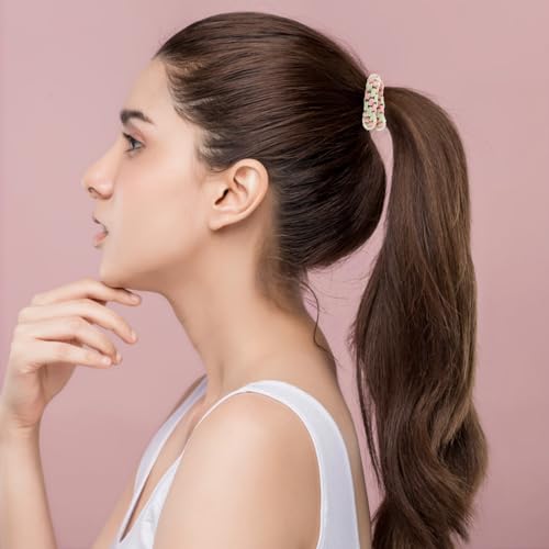 Youxuan Elastic Hair Ties for Women - No Damage, No Slip, No Pull Hair Bands - Comfortable Handmade Braided Polybands for Girls - 10-Pack Morandi Color Polyester Scrunchies - color: Morandi Color-BZ