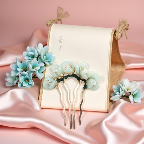 Vintage Style U Shaped Hair Clip, hair Bun Fork Sticks Side Comb, 4 Prong Accessory