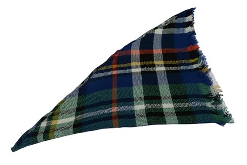 Wander Agio Womens Warm Long Shawl Winter Wraps Large Scarves Knit Cashmere Feel Plaid Triangle Scarf - color: Sapphire Blue 12