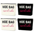 4 PCS Funny Gifts for Women Makeup Bag, Birthday Fun Hostess Gift for Women Girls Friends Cosmetic Bags Gag Gifts Girls Weekend Overnight Makeup Funny Travel Pouch, Black White - color: Multicolor 0093