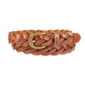 Levi's Women's Fully Adjustable Casual Leather Braided Belt for Jeans and Dresses - color: Tan Braid, size: X-Large