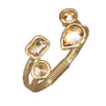 Chunky Gold Bracelet Trendy Gold Cuff Bracelets for Women Statement Silver Arm Cuffs Bangles Arm Punk Jewelry Accessories - style: Chunky Twisted Bracelets
