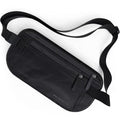 VENTURE 4TH Money Belt for Travel – Slim Hidden Under-Clothes RFID Blocking Anti-Theft Passport Holder & Travel Wallet Pouch for Men & Women to Protect Cash, Cards & Documents (Sleek Black) - color: Sleek Black