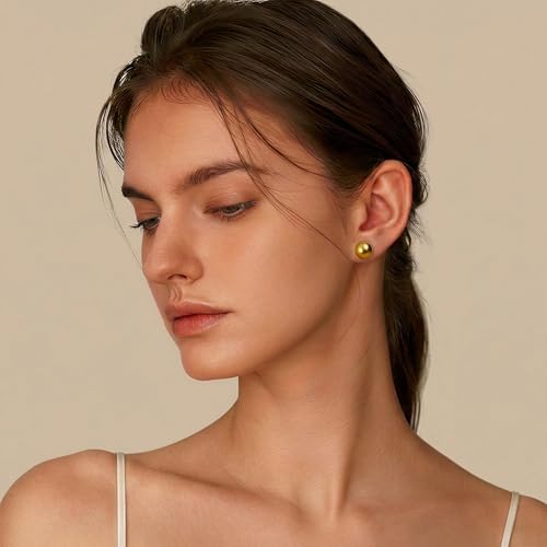 16 Pairs Starfish Chunky Gold Hoop Earrings Set for Women, Beach Shell Style Stack Statement Earrings, Hypoallergenic Lightweight Gold Plated Trendy Summer Jewelry Gift - color: gold-pearl