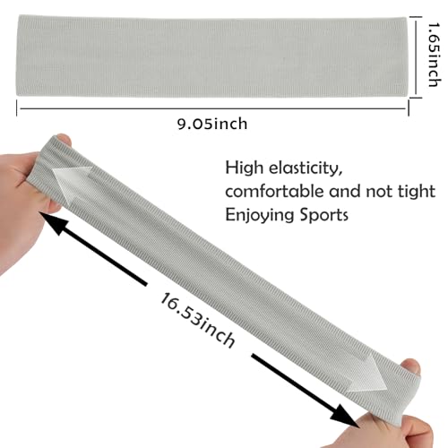 Workout Headbands Non Slip Headband Sport Headbands Sweatbands Elastic Sport Hair Bands for Sports Travel Indoor Fitness Gym - color: solid15